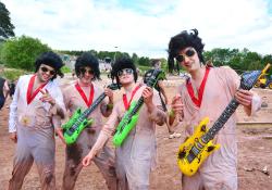 Elvis Presley at the JCB Mud Run