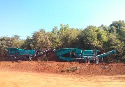 Powerscreen Premiertrak 400 and 1000 Maxtrak crushers