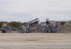 Sandvik Construction crushing and screening plant