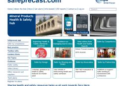 Screen shot of ‘Safeprecast’ website app