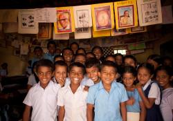 Schoolchildren in India 