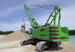 SENNEBOGEN 655 HD for gravel extraction