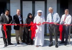 Officials and guests at the opening