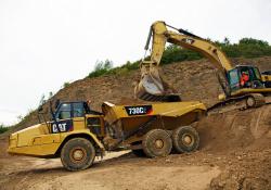 Caterpillar 730C2 articulated truck