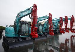 Kobelco excavators 