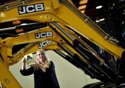 JCB design engineer Holly Broadhurst 