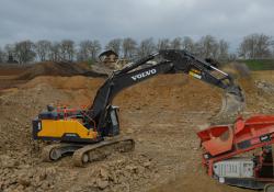 Brauncewell Quarries EC480EL excavator