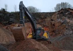 Volvo EC380E crawler excavator 