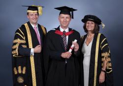 L-R Chancellor William Cavendish, Earl of Burlington; Robin Gillespie, Area Operations Manager North West, Hanson UK; .jpg