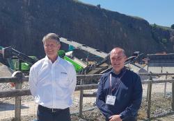 Caption - Terex CEO John Garrison and Terex MP President Kieran Hegarty ....jpg