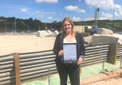 Emily Broad with her Young Professional Award.jpg