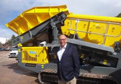 RM Group founder Gerald Hanisch at the Dungannon site in Northern Ireland