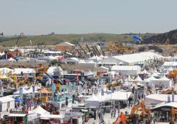 The Hillhead show ground in Derbyshire