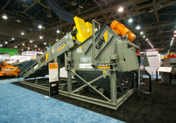 EIW's new Eagle dewatering screen at this week's ConExpo show in Las Vegas