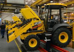 Production has ceased at all of JCB's nine UK plants