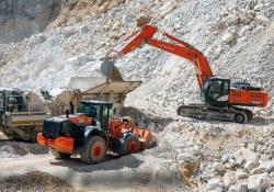 A Hitachi ZW310-6 wheeled loader