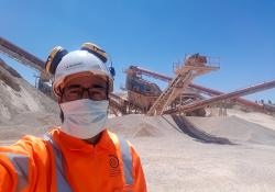 Mohamed Belkoudry at Ciments du Maroc’s Oued Souss quarry