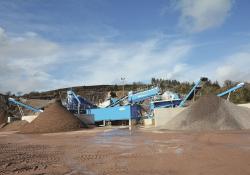 Campbell Contracts’ new 120 tonnes per hour CDE wet processing plant