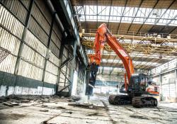 The hydraulic breaker range is designed for Hitachi ZX excavators