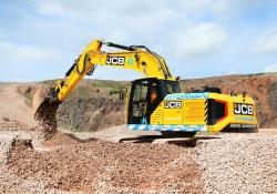 The ground-breaking JCB 220X hydrogen-powered 