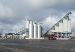 Pankas’s Freja 3500S asphalt plant manufactured by KVM International