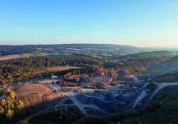 A quarry in Steinbergen in the German state of Lower Saxony © Wlad74 | Dreamstime.com