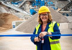 Derbyshire Dales MP Sarah Dines officially opens the new washing plant