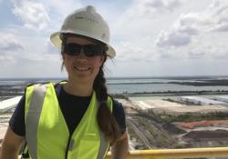 Titan Florida's Allyson Tombesi led the zero waste recertification (Credit: Titan Florida)