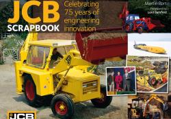 The book features previously unpublished photos of iconic JCB equipment