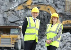  ICF chief executive officer Gerry Farrell and HSA chief executive officer and Dr Sharon McGuinness