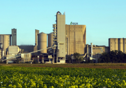 The Lafarge cement plant in Mannersdorf, Austria