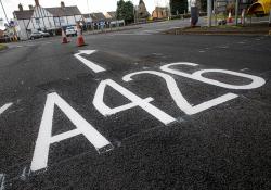  The asphalt for the A426 project is supplied from Tarmac's nearby Mountsorrel Quarry