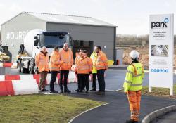 His Royal Highness The Duke of Cambridge at the opening of the centre in February 2020