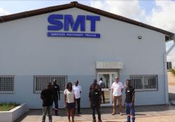 SMT's new base in Yaoundé houses the sales and after-sales operation and a storage area for equipment and spare parts