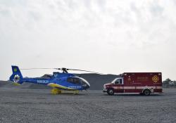 US Aggregates  emergency action drill Ozinga Monon Fire Department Monticello Fire Department