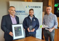 Left to right: Mannok CEO Liam McCaffrey, operations director Kevin Lunney, and chief financial director Dara O'Reilly