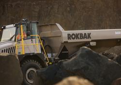 A Rokbak RA30 ADT at work in a quarry