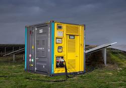 The ZBC 250 is a new model in Atlas Copco’s ZenergiZe lithium-ion energy storage system range