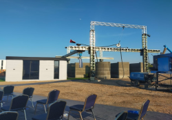 The 3D printed building is part of a social housing project in Oman's capital Muscat