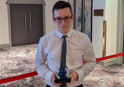 Rokbak's Rhys Dingwall won CeeD's Young Person of the Year 2022