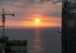 High-rise buildings under construction in Sri Lankan capital Colombo. Photo: © Mkopka/Dreamstime