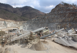 A South Korean aggregates production site Pic: Korea Aggregates Association