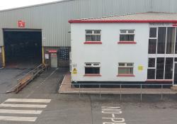 The planned extension of the Ballymoney site includes a new assembly hall and cranes, with a new powder coating line