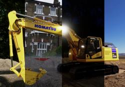 Komatsu's PC210E electric excavator will be on show at Conexpo-Con/Agg 2023