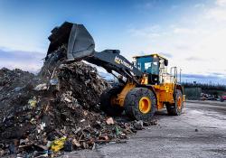 One of Skipway's two new Hyundai A-Series wheeled loaders