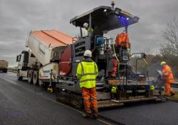 The PMB asphalt binder being used in the trials is expected to enhance durability and further extend the life of the asphalt