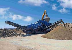 The MSS 802(i) EVO impresses has a feed capacity of up to 500 t/h in natural stone and recycling applications