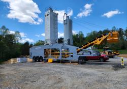 Complete General Construction's new Rapidmix concrete mixing plant