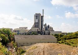 The Cemex cement kiln in Rugby