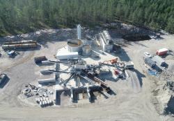 Terex Washing Systems full 'Feeder to Filterpress' solution for excavation and C&D waste at a location in Sweden